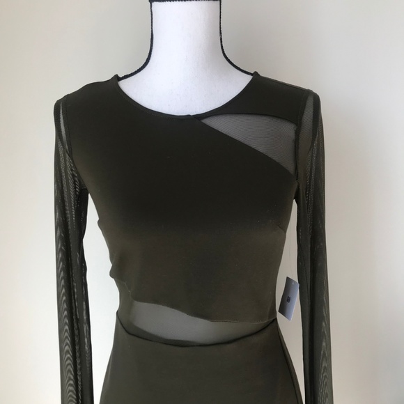 UO Silence & Noise Lightening Mesh Cutout Dress - Picture 6 of 8